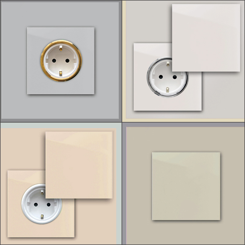 24 Steckdosen pastellfarben 3